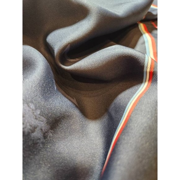 Vintage Coat of Arms Lion OMBIANCE KREFELD Scarf Rolled 1980s - Picture 4 of 6